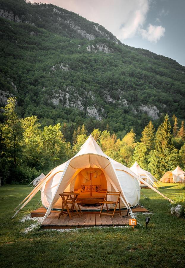 Hotel Glamping Gozdna Jasa Bovec Exterior foto